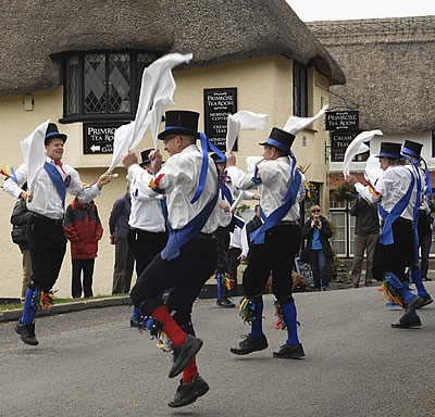 Morris Men at Lustleigh, photo by kind permission of Jon Arnold Photography