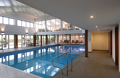 Guests enjoy exclusive use of large heated indoor swimming pool on Dartmoor